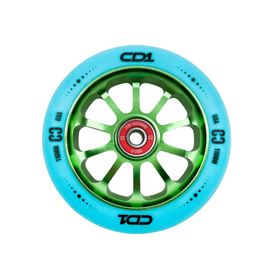 Core CD1 Pro Scooter Wheel bluelime