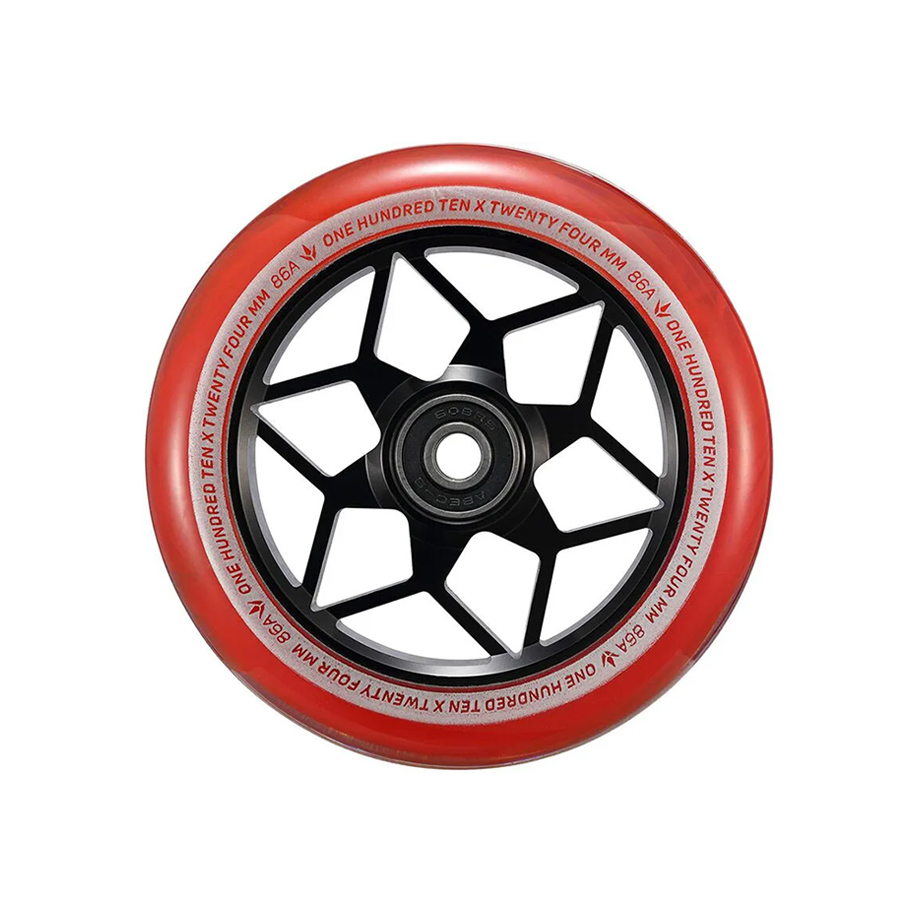 Blunt Diamond wheel 110mm black smoke red