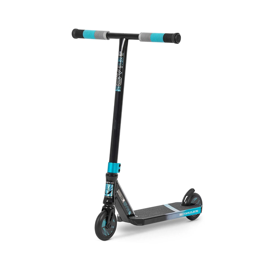 Invert Supreme Journey 1+ Jamie Hull Mini Stunt Scooter Tri Electro Teal Black 2