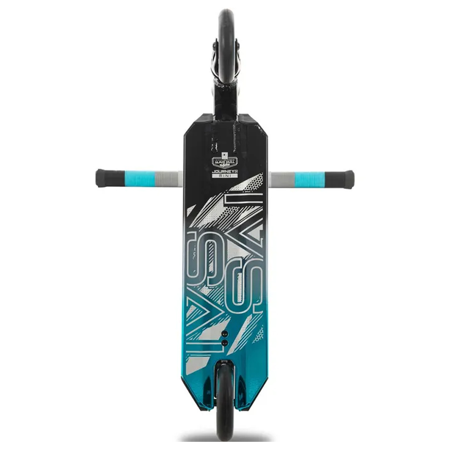 Invert Supreme Journey 1+ Jamie Hull Mini Stunt Scooter Tri Electro Teal Black 6