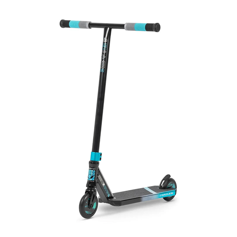 Invert Supreme Journey 1+ Jamie Hull Stunt Scooter Tri Electro Teal Black