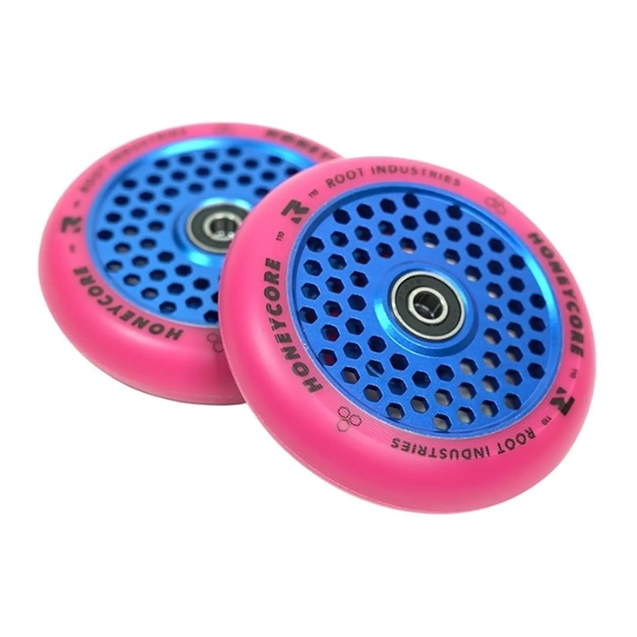 Root Limited edition Honeycore 110mm Pro Scooter wheels blue pink 1