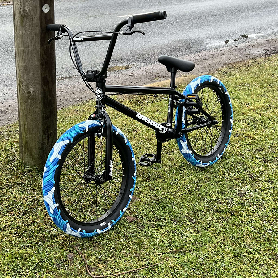 Sunday Blueprint BMX Bike 20 black blue white 7